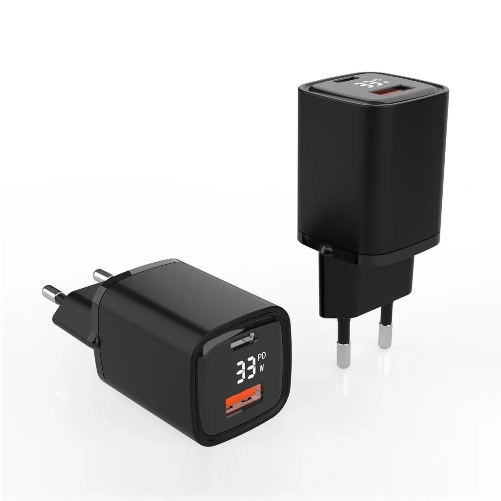 Dual USB Ladegerät mit USB-C / A Port mit Schnellladefunktion, 33 Watt PowerDevice