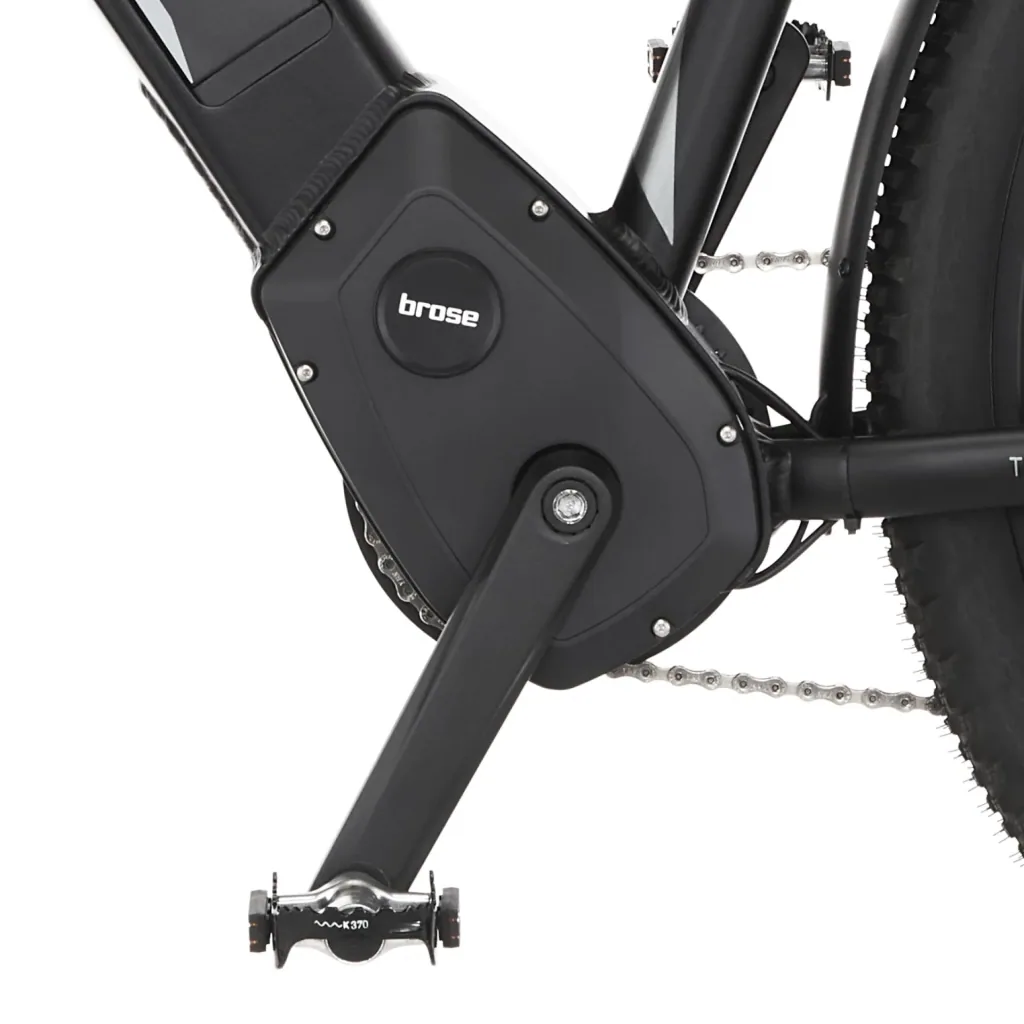 Damen E-Bike ATB, 27,5 Zoll, Rahmengröße 49cm, 10-Gang Kettenschaltung, schwarz matt, TERRA 5.0i