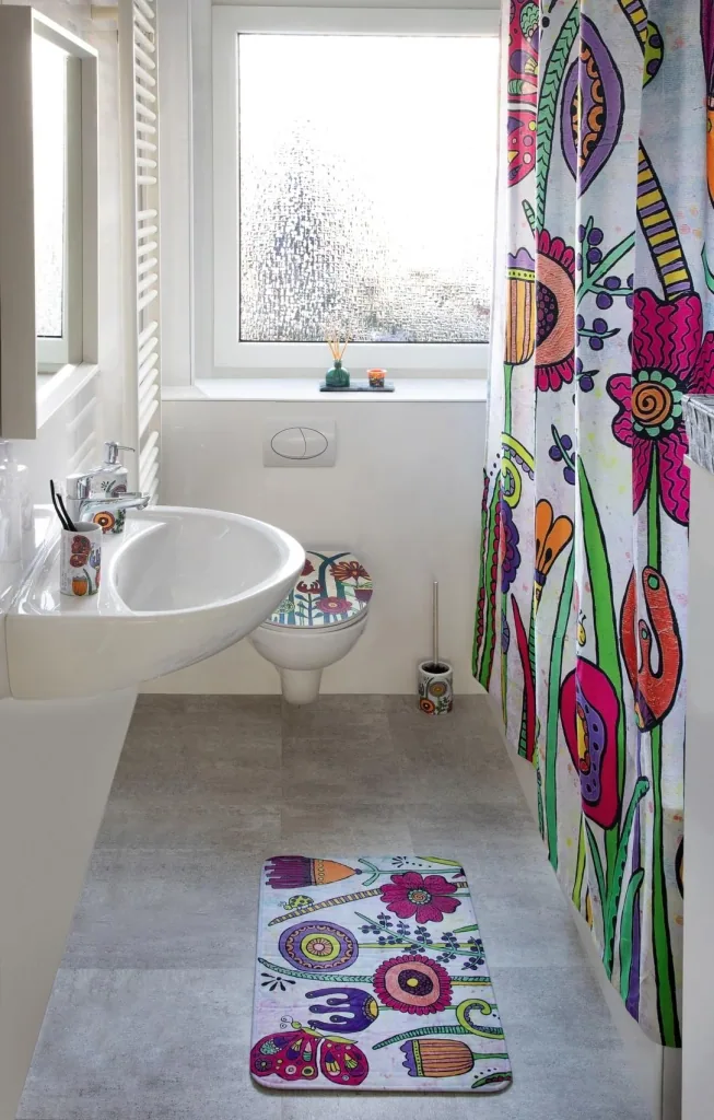 WC-Sitz red Blossom, Rollin'Art Toilettensitz mit Relief Oberfläche und Absenkautomatik