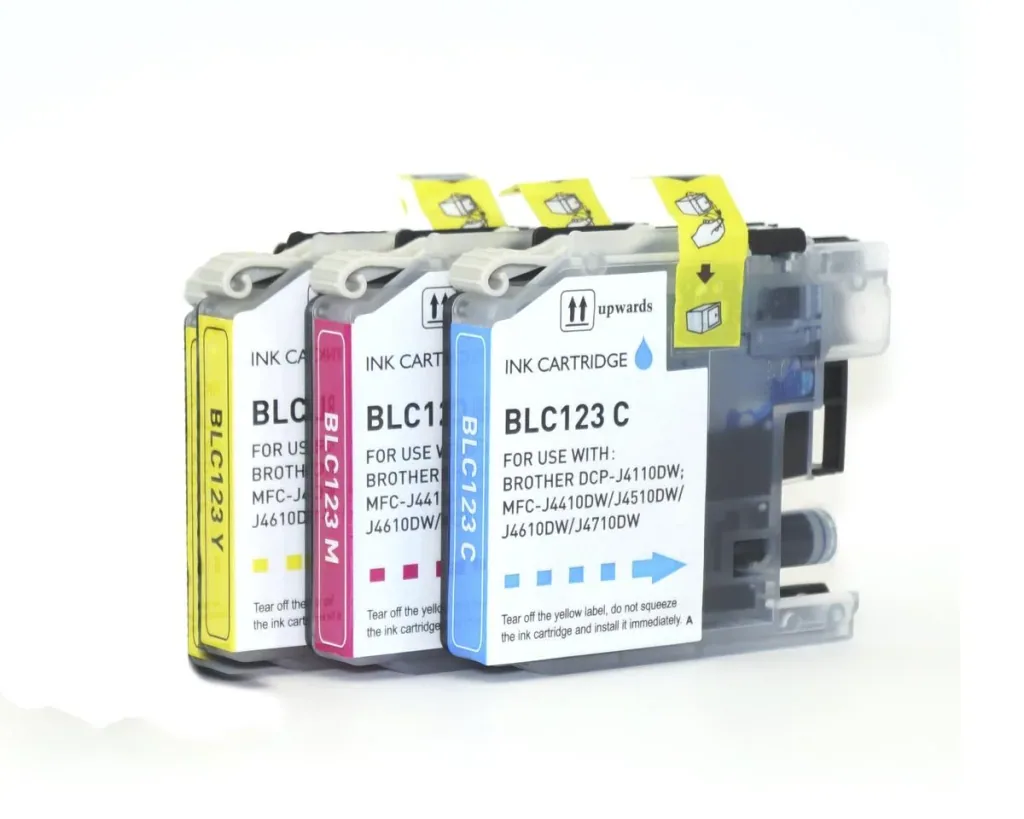 Druckerpatrone für Brother LC123 Multipack - 3er Pack Cyan, Magenta, Gelb