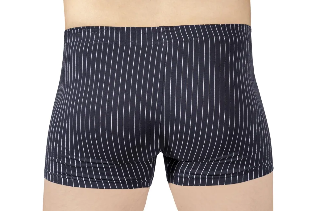 Boxershorts im Doppelpack, Farbe marine/marine gestreift, Gr.M