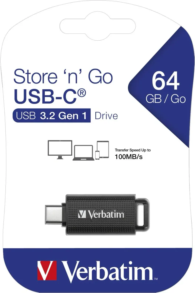 64 GB USB-C 3.2 Speicherstick, Retractable