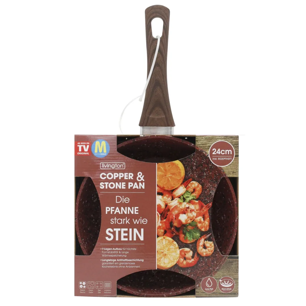 Copper & Stone Pfanne, 24 cm