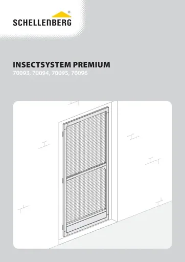 Fliegengittertür Premium, 100 x 215 cm, Farbe anthrazit