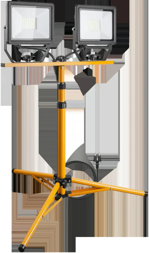 2 x 50W Stativ LED Baustrahler TW 8500 LM