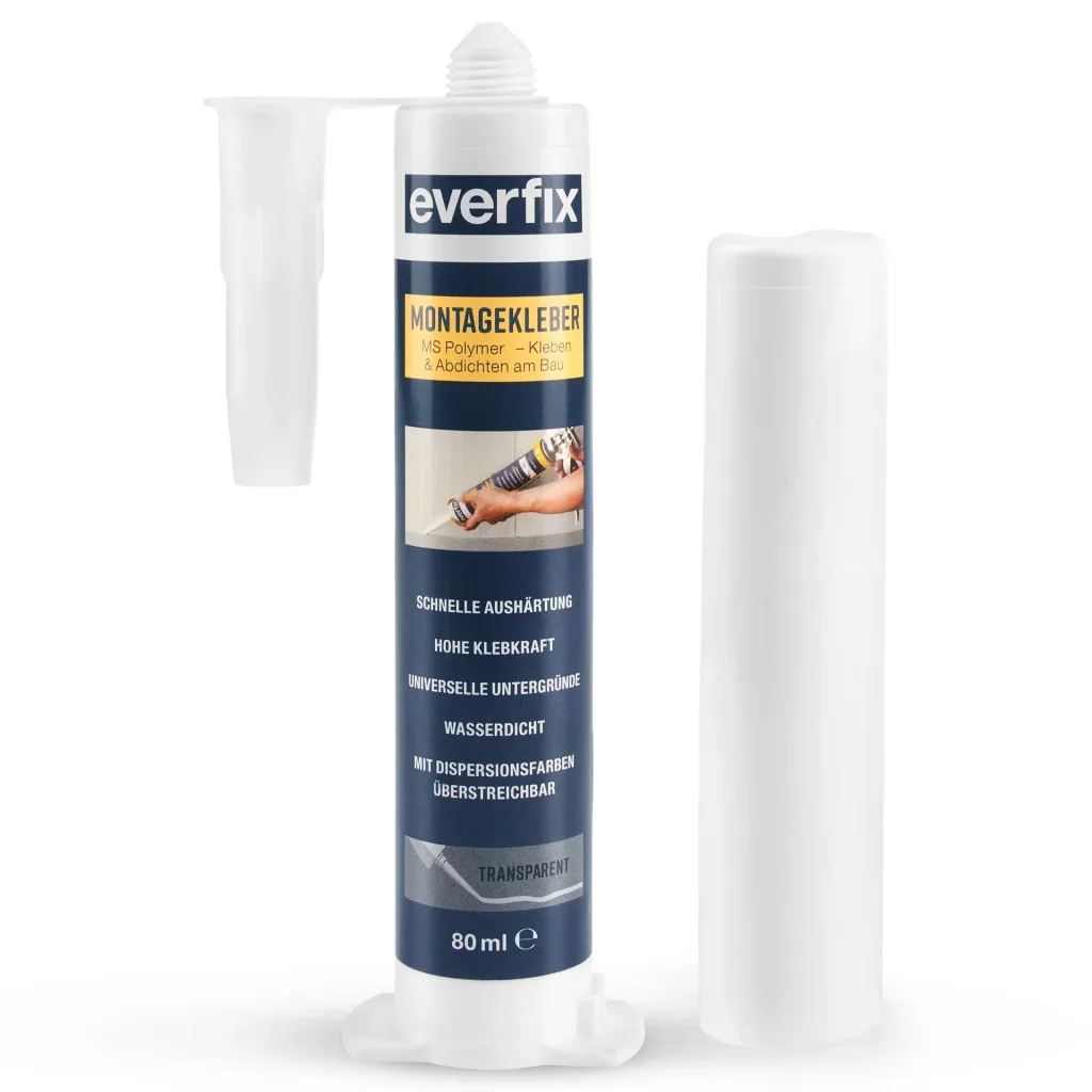 Montagekleber, transparent, 80 ml