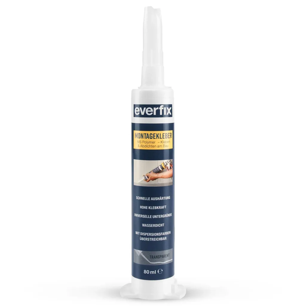 Montagekleber, transparent, 80 ml