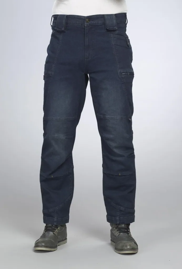 Arbeitsjeans mit Stretch, Farbe jeansblau, Gr.48