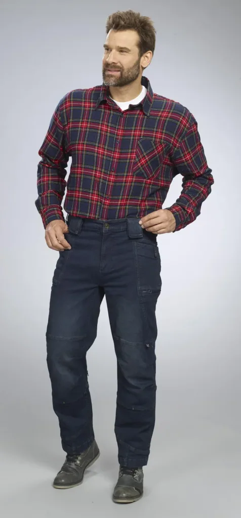 Arbeitsjeans mit Stretch, Farbe jeansblau, Gr.48