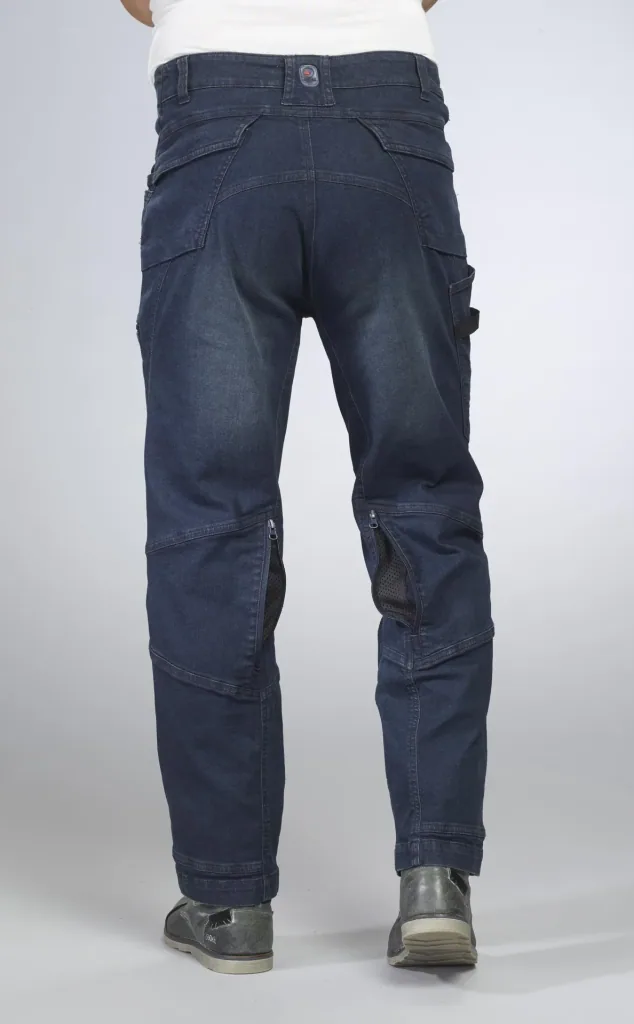 Arbeitsjeans mit Stretch, Farbe jeansblau, Gr.48