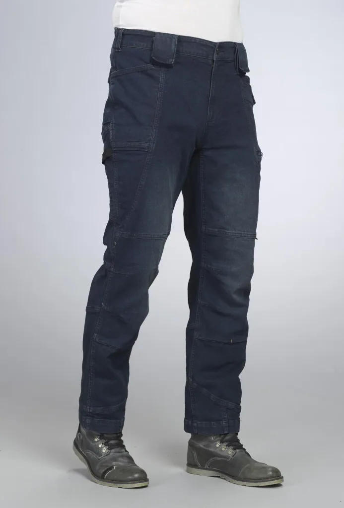 Arbeitsjeans mit Stretch, Farbe jeansblau, Gr.48