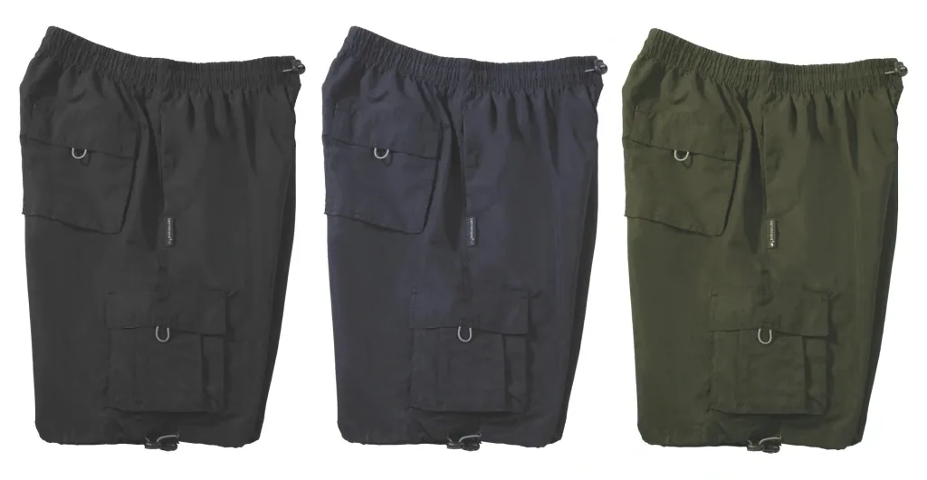 Herren Shorts mit Gummizug, Farbe schwarz, Gr. XL