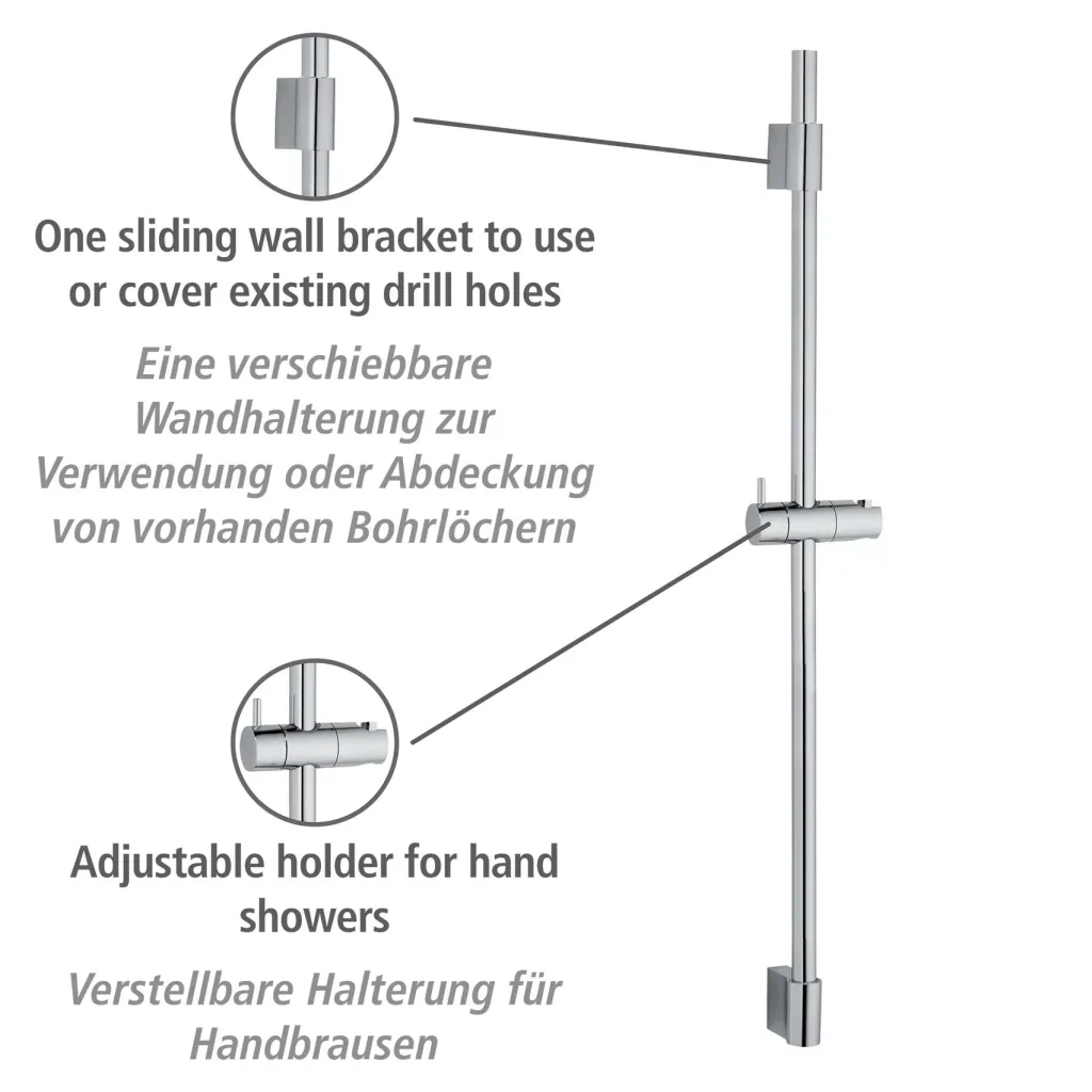 Duschstange Classic Chrom 90 cm