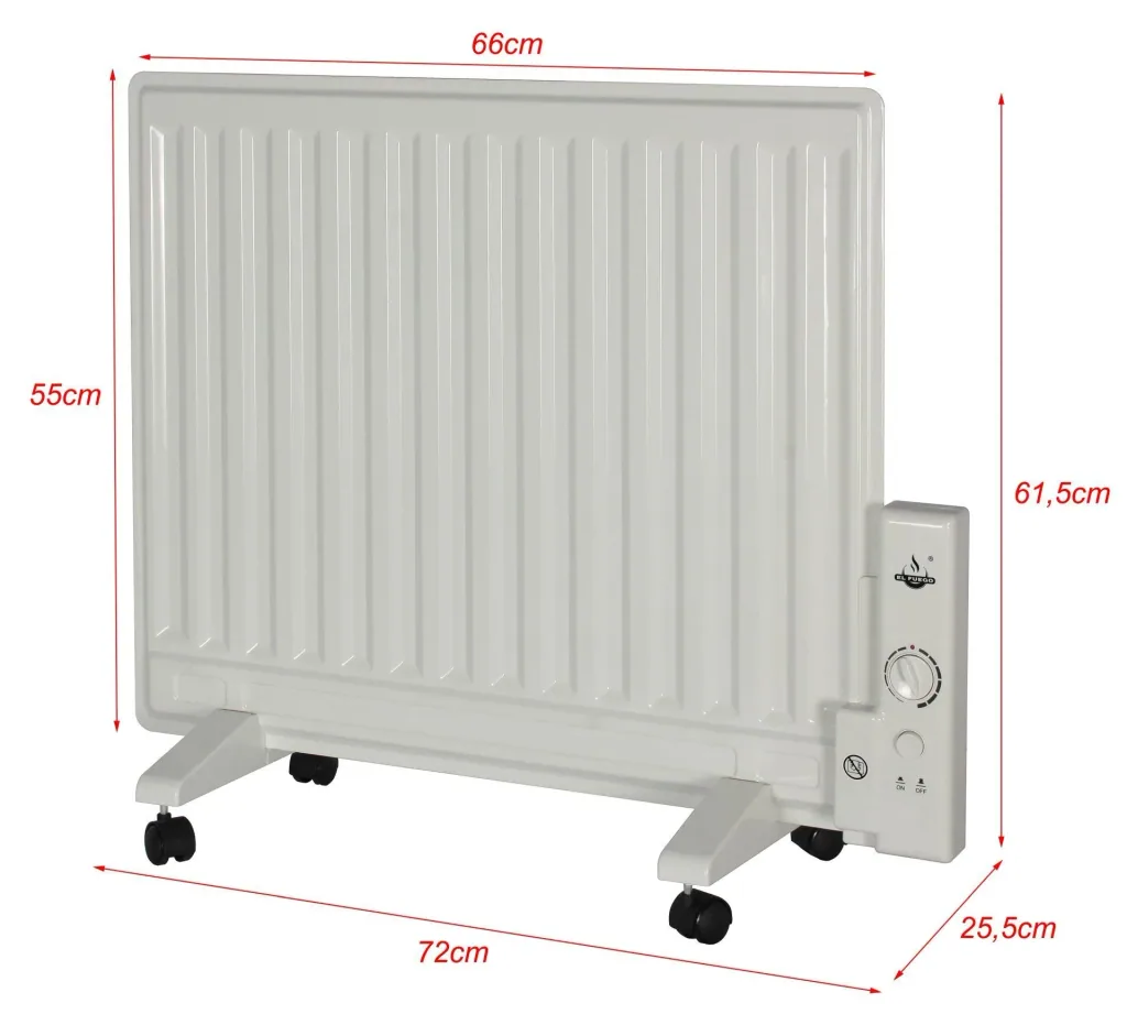 Öl Paneelheizer, weiß, 600 W