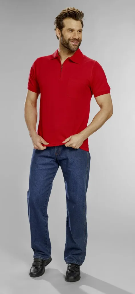 Poloshirt rot, Gr.M