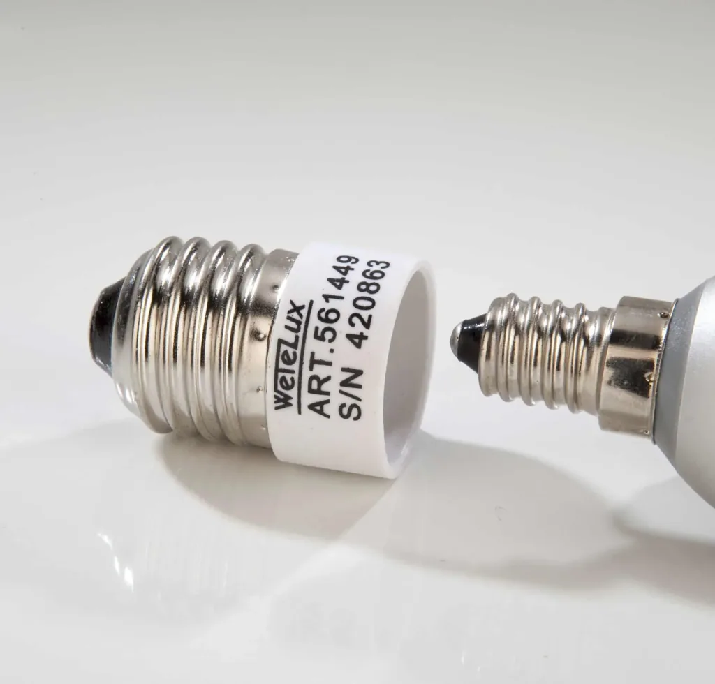 Adapter E27 auf GU10 Sockel, 3 Stück