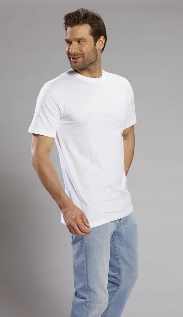 Big Size T-Shirt, weiß Gr.S