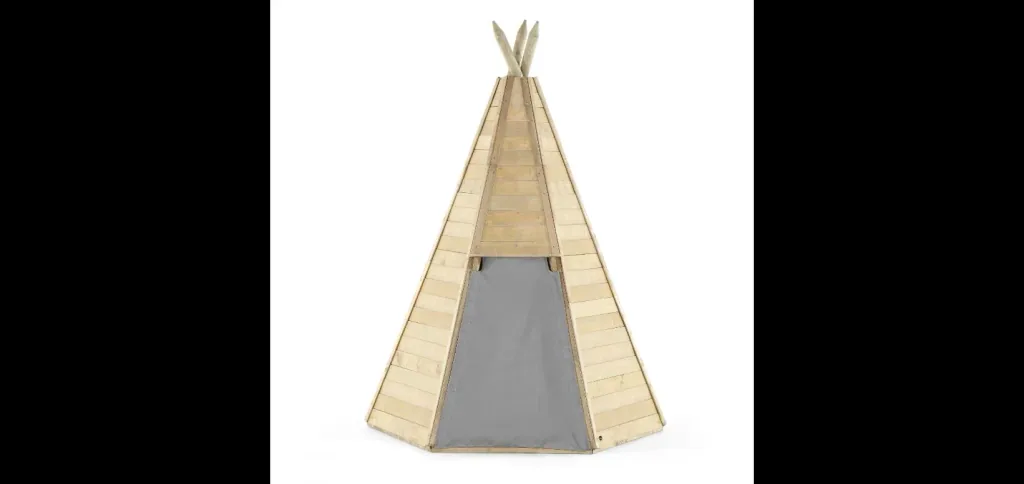 Holz Tipi Hideaway 230, Outdoor-Tipi für Kinder aus Holz, Spielzelt, 2,30 m hoch, natur