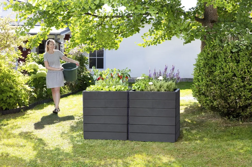 Hochbeet-System Stone "Ergo Quadro", Größe M