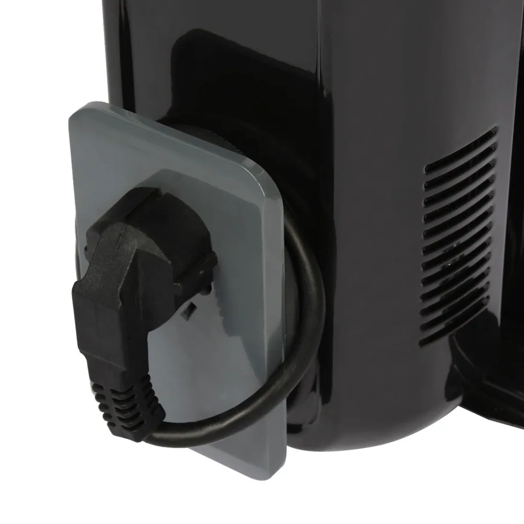Mobiler Ölradiator, schwarz, 7 Rippen