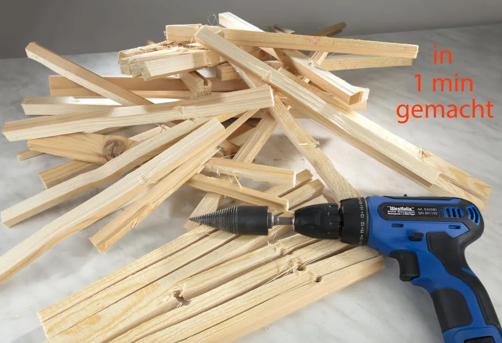 Holzspaltbohrer "X-Split", Sechskant