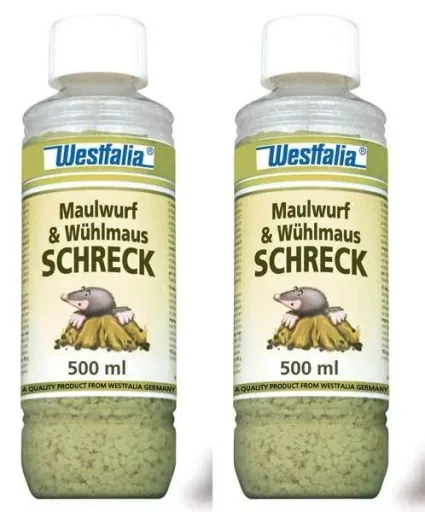 "Maulwurf- & Wühlmaus Schreck", 500 ml, 2er Set