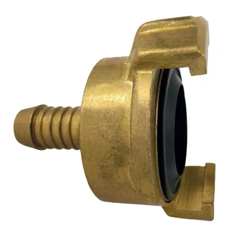 Schnellkupplung aus Messing, Tülle 360° drehbar, 1", Nockenweite 40 mm