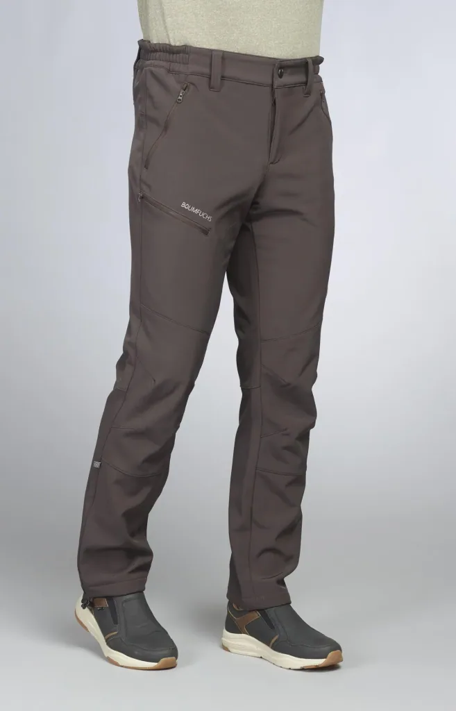 Outdoorhose mit Futter, Farbe braun, Gr.48