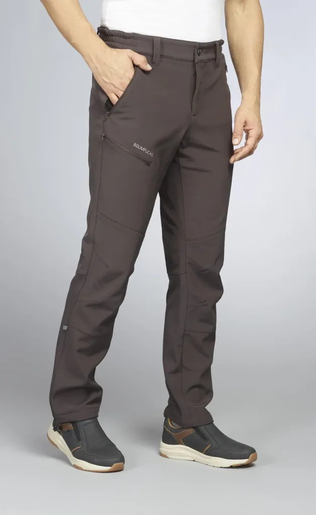 Outdoorhose mit Futter, Farbe braun, Gr.48
