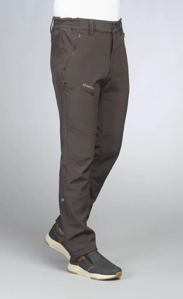 Outdoorhose mit Futter, Farbe braun, Gr.48