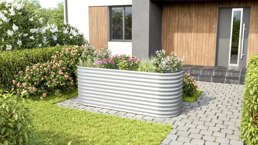 Hochbeeterweiterung Stretched 858, Farbe blank