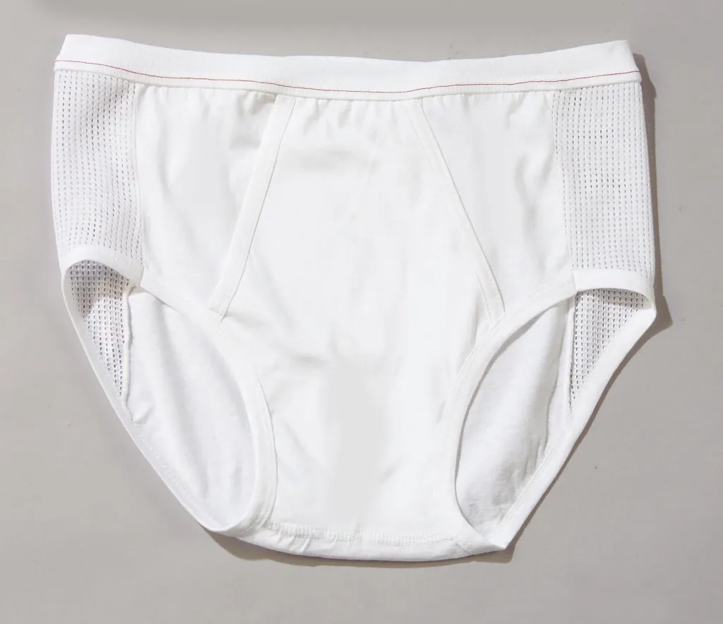 Slip mit Netzzonen, weiß, Gr. 7