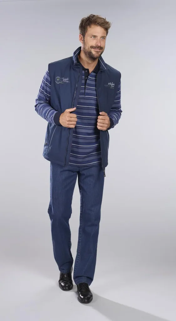 Komfortjeans, Farbe bluestone, Gr.48