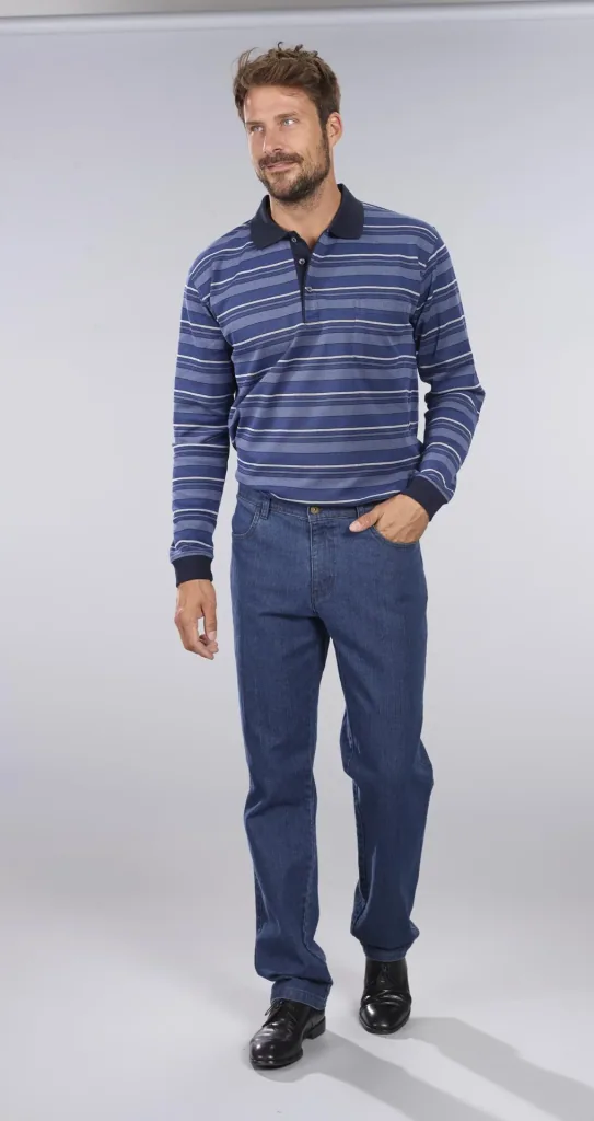 Komfortjeans, Farbe bluestone, Gr.48
