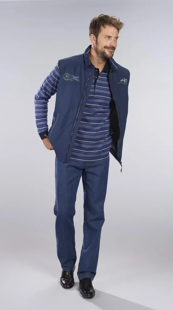 Komfortjeans, Farbe bluestone, Gr.48