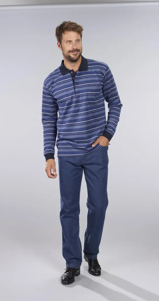 Komfortjeans, Farbe bluestone, Gr.48