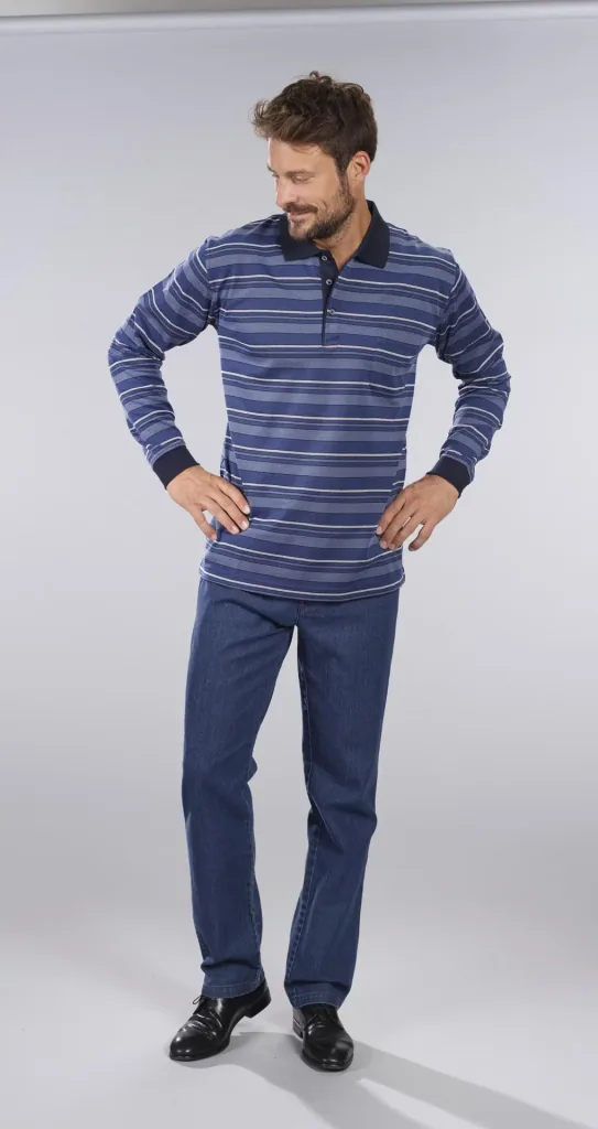 Komfortjeans, Farbe bluestone, Gr.48