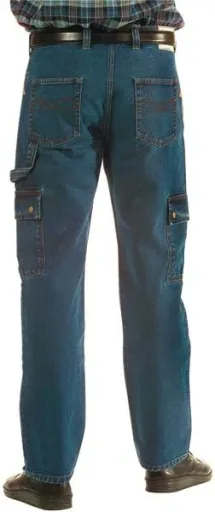 Workerjeans mit Zunftecken, Farbe schwarz, Gr.28