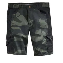 Short mit Anti-Rutsch-Bund, Farbe camouflage/schwarz, Gr. M