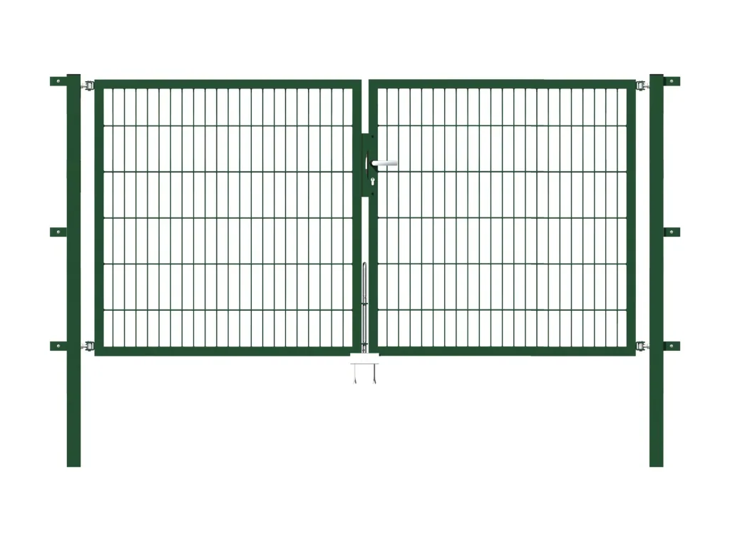 Doppeltor Flexo mit Zubehör, grün, Breite 250 cm, Höhe 120 cm, PF: 60x60 cm