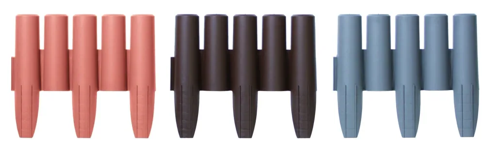 Beeteinfassung PALISADE, braun - 10 Stück - 2,7 m