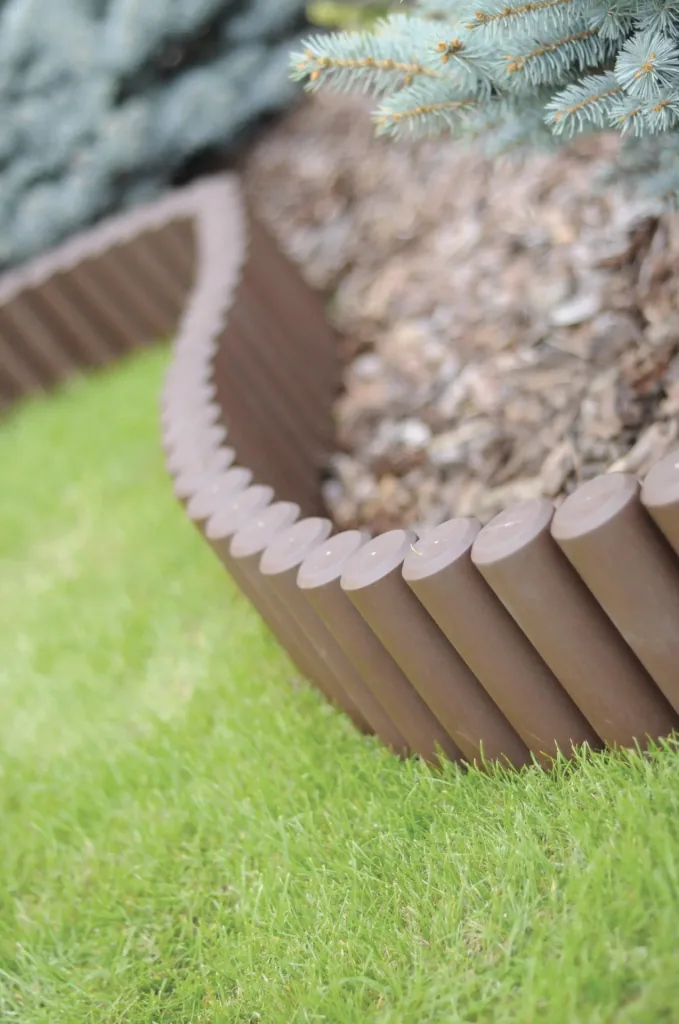 Beeteinfassung PALISADE, braun - 10 Stück - 2,7 m