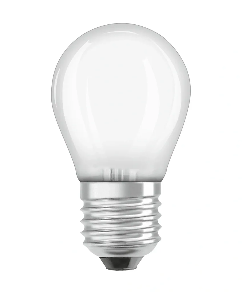 LED SUPERSTAR RETROFIT Tropfenlampe mit 5 Watt, E27, warmweiß, matt, dimmbar