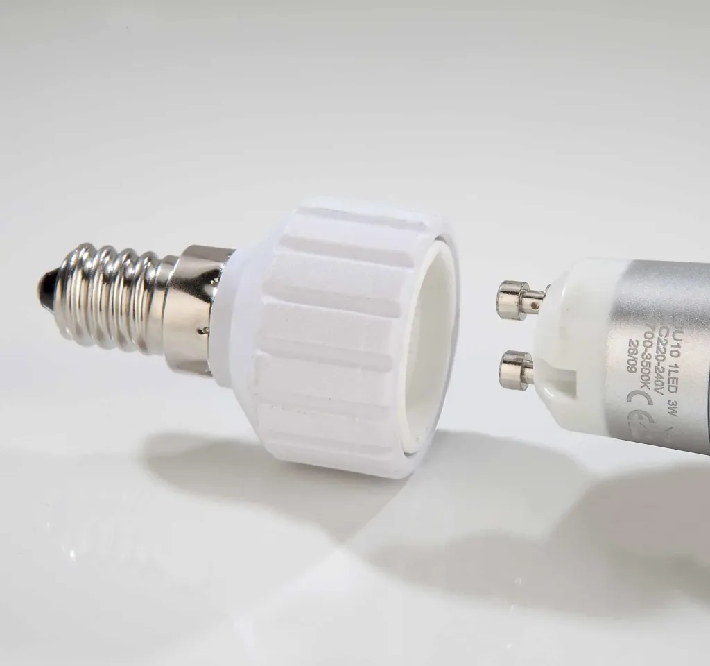 Adapter E27 auf G9 Sockel, 3 Stück