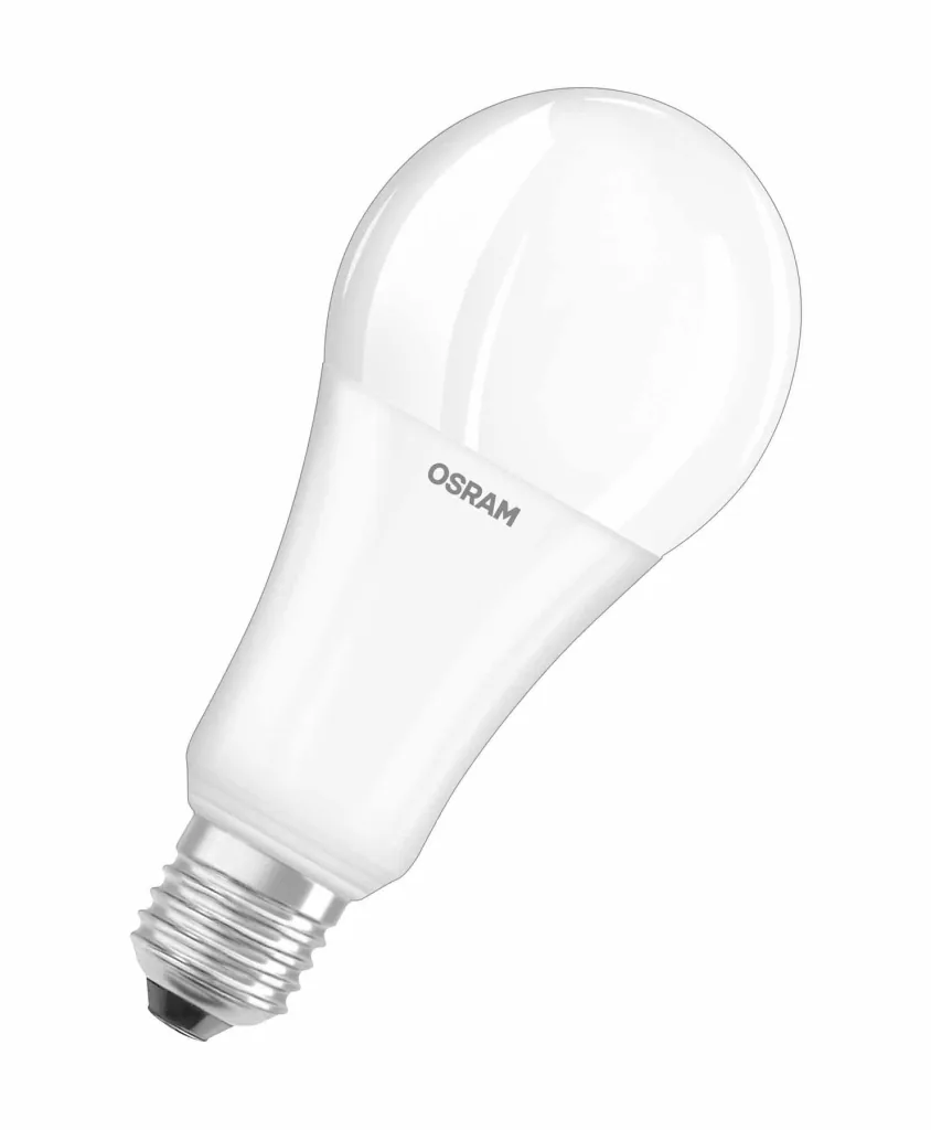 LED Star in Glühlampenform mit 19 Watt, E27, warmweiß, matt