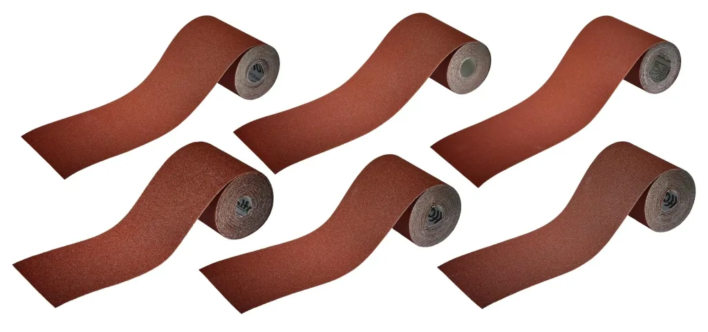 Schleifpapierrolle für Holz/Metall 5 m, Körnung 80