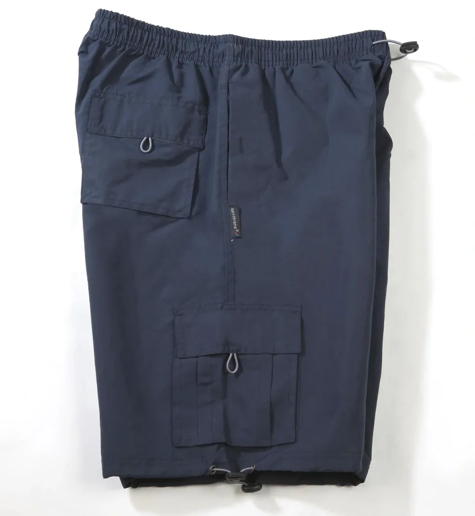 Herren Shorts mit Gummizug, Farbe marine, Gr. XXXL
