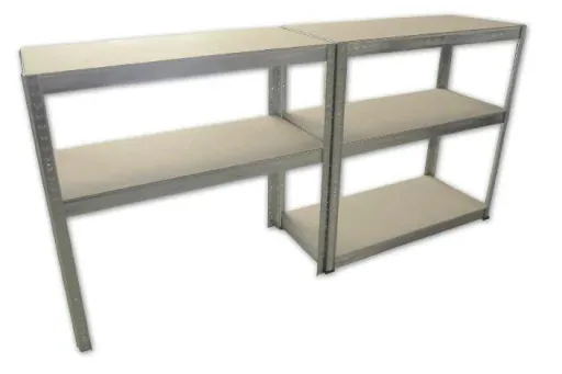Schwerlastregal, 875 kg Tragkraft, 180 x 90 x 40 cm