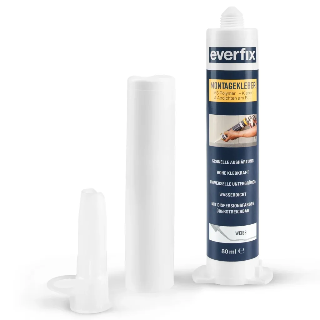 Montagekleber, weiß, 80 ml
