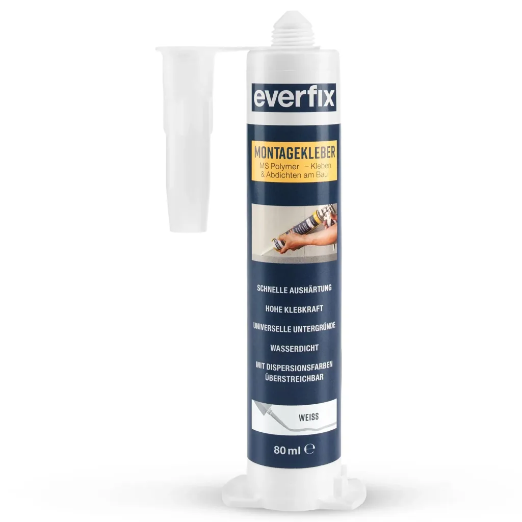 Montagekleber, weiß, 80 ml